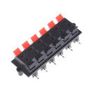 12 Way 2 Row Push Release Connector Plate Stereo Speaker Terminal Strip Block JR
