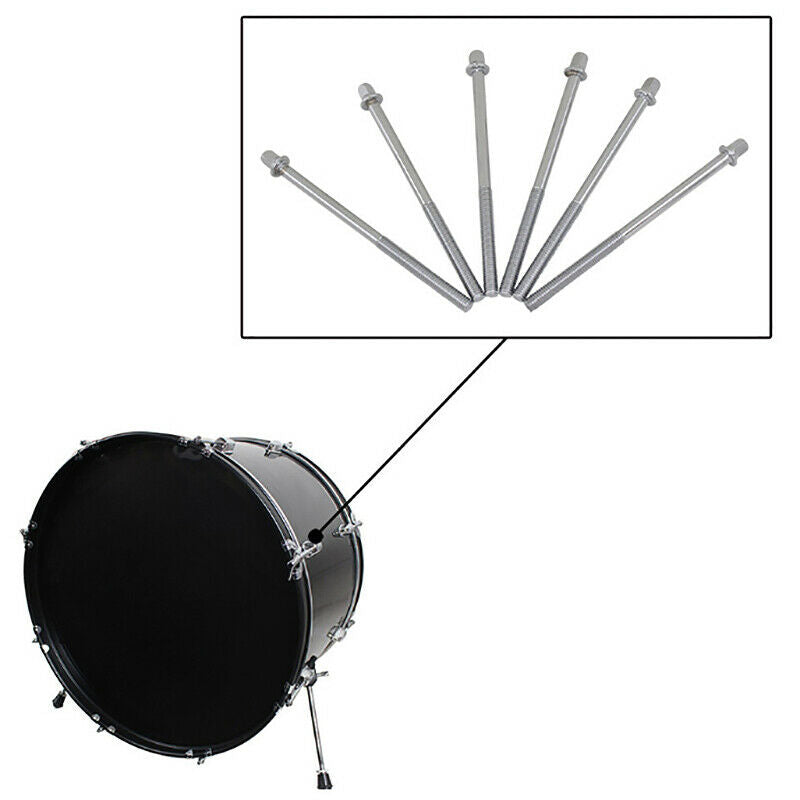6Pcs Standard 110Mm Bass Drum Key Rod Percussion Instruments Parts And Acce