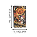 78Pcs Tarot Cards Moon Tarot Deck English Version Divination Party Game Cards