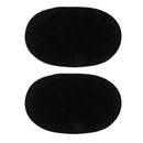 2 Pairs Suede Iron-on Elbow Knee Patch Repair Sewing Applique For Coat Jeans