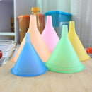 Multi-Size Plastic Funnel Diameter Kitchen Use Oil Liquid Tool US