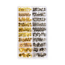 Waterproof watch crown parts replacement assorted dome flat head accessory  OZ