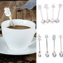 Christmas Spoon Stainless Steel Coffee Spoon Mini Tea Spoon KidsDessertSpoonTDES