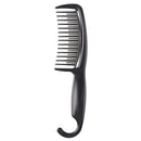 Pro Wide Tooth Hair Comb Antistatic Barber Styling Brush with Curved Hook A