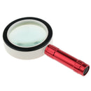 Reading Magnifier Magnifying Glass 10X 85mm Jewelry Loupe with 12 LED Light