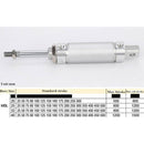 25mm Bore 25-300mm Stroke Mini Pneumatic Air Cylinder 150mm Stroke