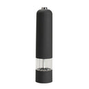 Electric Salt Spice Pepper Herb Mills Grinder with LED Light Black