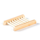 Natural Wood Bamboo Soap Drainer Dishes Tray Soap Dry Holder Storage Rack Pl Hn