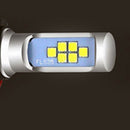 2 X H4 6W LED White 6000K LED Bulbs Car Fog Driving Light Headlight Lamp