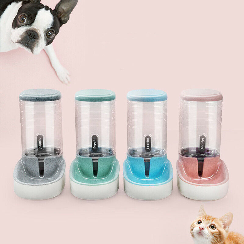 hipidog 3.8L Pet Cat Automatic Feeders Plastic Dog Water Bottle Large Capac X2C4