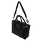 Women's Shoulder Bag in imitation leather Satchel Cross Body Tote Bag (Blac D2S3