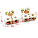 Battery Terminal Set 0 8 10GA Universal Positive Negative Clamp Car Accessories