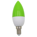 E14 LED color candle tip bulb, color candle light, green M3C2