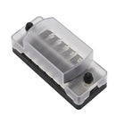 6 Independent Circuit Fuse Block W/Negative Bus - ATC/ATO 6-Way Fuse Box wi