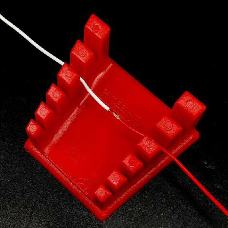 Leads Clamp Stand Cable Connection Fixture Magnetic ABS Holder for 30AWG to12 OZ