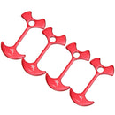 4 PCS Aluminum Alloy Mulitfunctional Floor Nail For Camping Tent Peg Path Deck