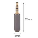 5Pcs 3.5mm OMTP To CTIA Conversion Head For Earphone Headphone Microphone