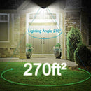 LED Solar Power PIR Motion Sensor Wall Light Outdoor Garden Home Lamp Secur D5D6