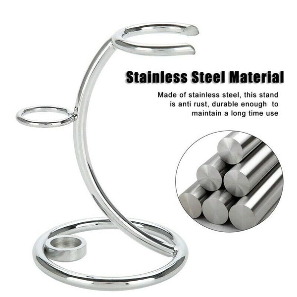 Universal Shaving Brush Stand Simple Metal Safe Razor and Brush Holder Stan N7S6