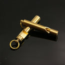 Copper Emergency Survival Whistle Safety Keychain Emergency Tool for Men Women