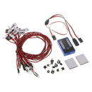 3pcs 1/10 RC Body Decor 12 LEDs Cable Box for HSP D90 RC4WD Accessories