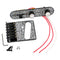 Metal Carving Electric Guitar Saddle Bridge Pickup Slot Set for Telecaster