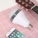 E27 Bluetooth 4.0 Speaker Wireless Smart LED Light Bulb Lamp App Control
