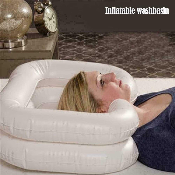 Easy Shampoo Inflatable Hair Washing Shampoo Basin Disabled Q1R4 For The El T0Y8