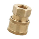 8Pcs Pressure Washer Hose Connector 1/4" G Quick Coupler Male & Female