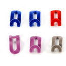 New 10pcs Home Mini Flocking Hook Clothes Hanger Easy Hanging Closet Orga ZVN