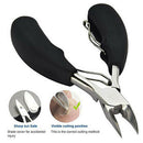 4Pcs Toenail Clippers Set Thick & Ingrown Nail lifer Nippers Set For Podiatrists