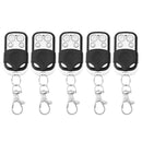 5pcs 4 Buttons 433MHz Remote Control Duplicator for Gate Garage Door Opener