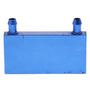 Aluminum Water Cooling Block 40x80mm Liquid Water Cooler CPU Radiator 2P