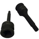 7 Pcs Impact Socket Bits 3/8 Inch Driver Metric Star Torx Hex Spline Ratche