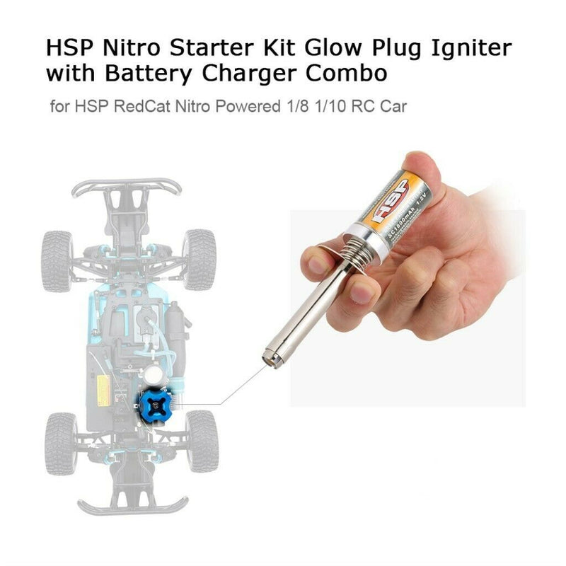 1.2V 1800mAh Ni-Cd Battery Starter Parts Glow Igniter Dryer Ignitor Alloy