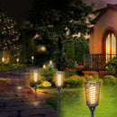 Solar Led Garden Pathway Lights Decorative Auto on/Off Warm White, Easy Assembly