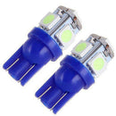 50 PCS T10 Wedge 5SMD 5050 Ice Blue LED Light bulbs W5W 2825 158 192 1 NPK