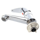 Bathroom Sink Chrome Finish Single Handle Basin Faucet Water Tap