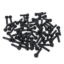 100 Pack Tubeless TR414 Rubber Snap-in Tire Valve Stems, Stardard Length