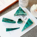 5 Piece Set Elegant Ladies Hairpin Emerald Series Hairpin Heart Triple-corn