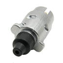 7 Pin Car Electric Socket Round Male Metal Adapter For Caravan Trailer Plug BX