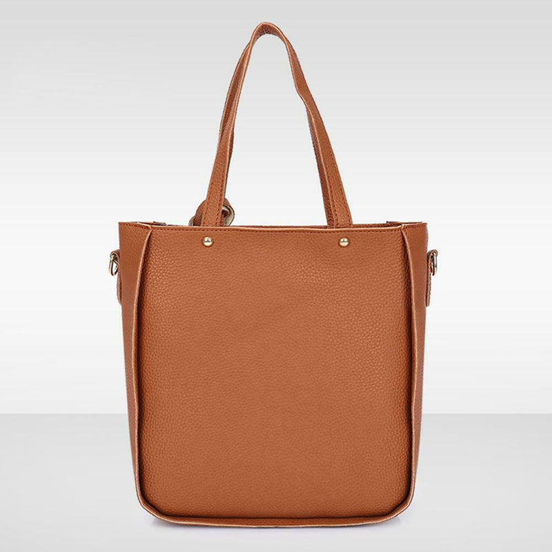 4pcs Women Handbag Lady PU Leather Shoulder Bag Tote Purse Messenger Satche