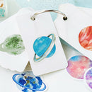 45Pcs/box beautiful planet stickers scrapbooking diary DIY notebook decor A Cy