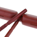 Wood Tone Block with Beater Mallet Hammer Percussion Instrument Set Red