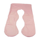 Pregnancy Pillow Case Replace Cover Fits 46"x26" U Shape Body Pillow Pink