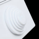 ABS IP55 Waterproof Square Junction Box Plain Press on Lid 85x85x50mm B1Y3