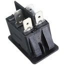 12V Universal Fog Lights Rocker Switch LED Car Lamp - Yellow LED