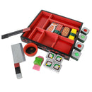 Wooden Sushi Pretend Playset Cooking Cutting Foods Set Kitchen Food Toys