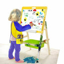 Childrens Kids Toddler Waterproof Play Apron Art Smock with 3 Roomy Pockets