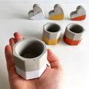 3 Cavity Silicone Pot Mold Clay Concrete Succulent Flower Cement Pot Cup Mou Nw